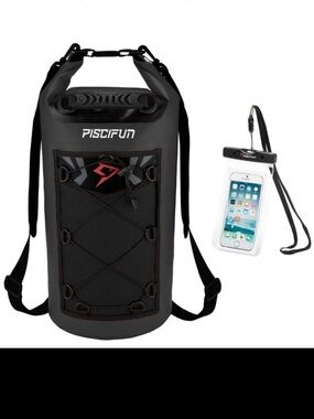 Piscifun Dry Bag Waterproof Floating Backpack Phone Case 5 Liter